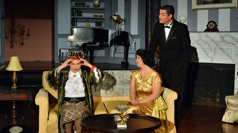Image of Blithe Spirit Production cast, by Spencer Theatre Company